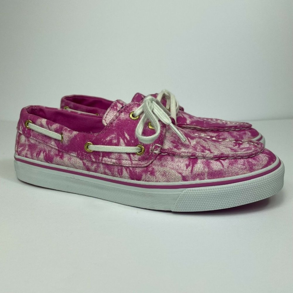 Sperry Top Sider Biscayne Canvas Boat Shoe Tie-Dye